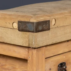 Sale Pamono Vintage French Butchers Block Table, 1920