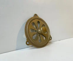 Pamono Vintage French Butterfly Air Vent in Brass, 1950s> Architectural Elements