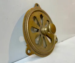 Pamono Vintage French Butterfly Air Vent in Brass, 1950s><noscript><img width=