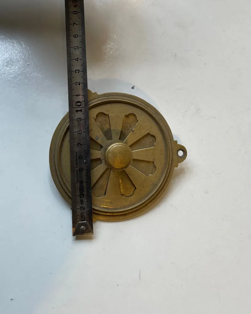 Pamono Vintage French Butterfly Air Vent in Brass, 1950s> Architectural Elements