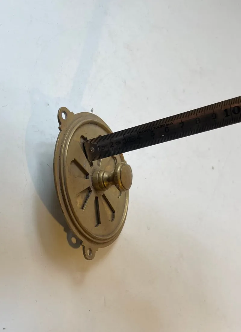 Pamono Vintage French Butterfly Air Vent in Brass, 1950s> Architectural Elements