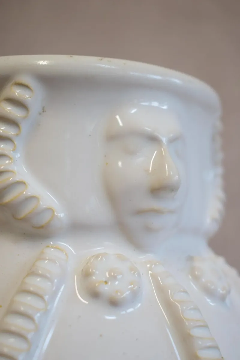 Online Pamono Vintage French Ceramic Pitcher with Mask by Emile Tessier 1950s