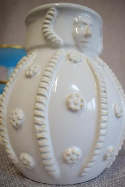 Online Pamono Vintage French Ceramic Pitcher with Mask by Emile Tessier 1950s