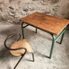Sale Pamono Vintage French Children's Desk and Chair Set, 1950s, Set of 2