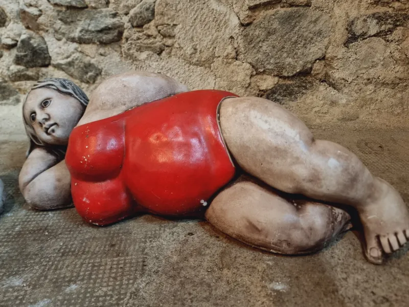 Pamono Vintage French Concrete Sculpture Set, 1960s> Mid-Century