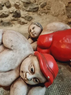 Pamono Vintage French Concrete Sculpture Set, 1960s><noscript><img width=