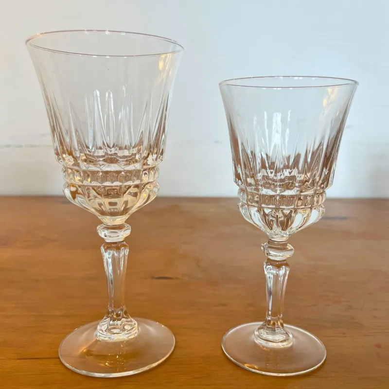 Pamono Vintage French Crystal Glasses From Cristal d'Arques Villeneuve Pattern- Set of 16> Glassware