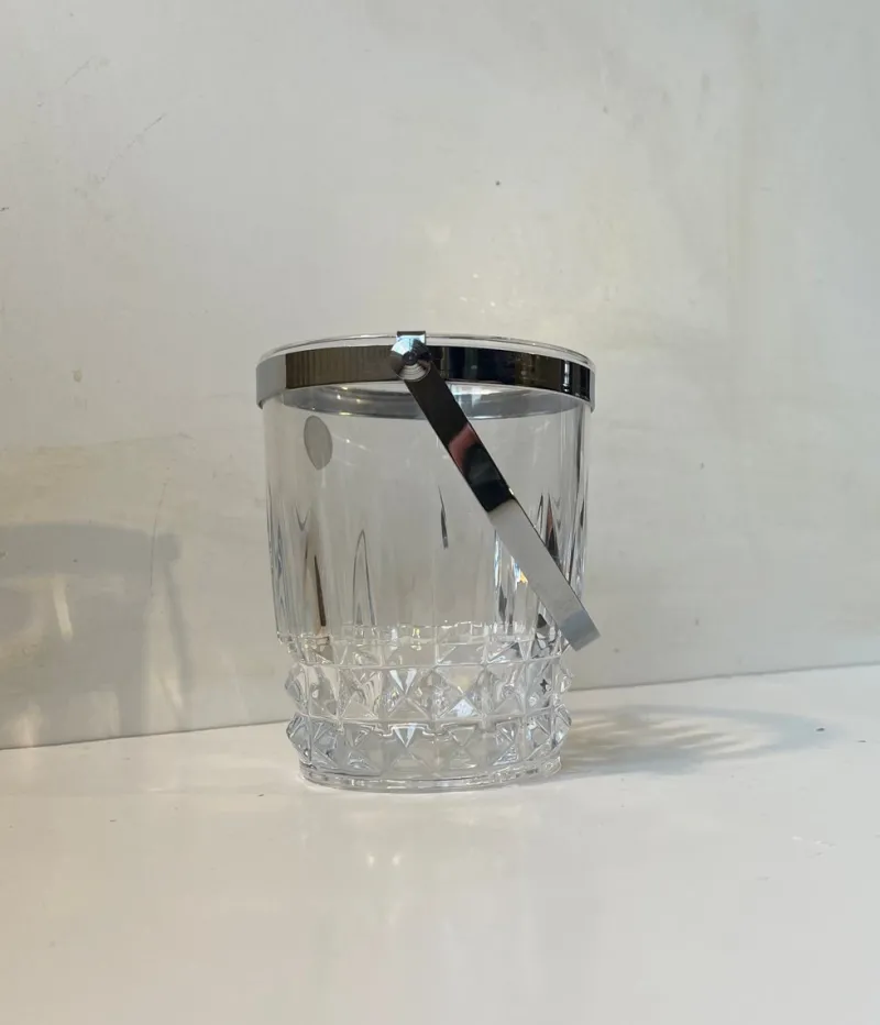 Sale Pamono Vintage French Crystal Ice Bucket from Cristal D Arques, 1970s