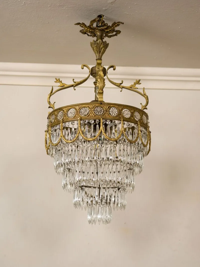 Hot Pamono Vintage French Empire Chandelier, 1920s