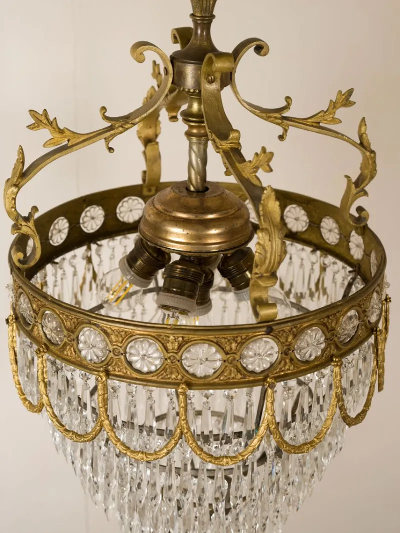Hot Pamono Vintage French Empire Chandelier, 1920s