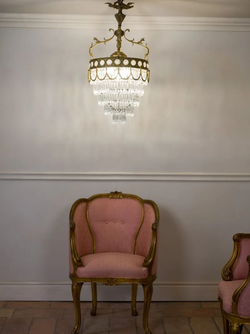 Hot Pamono Vintage French Empire Chandelier, 1920s