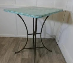Pamono Vintage French Enamel Bistro Table, 1950s><noscript><img width=
