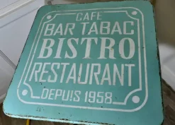 Pamono Vintage French Enamel Bistro Table, 1950s><noscript><img width=