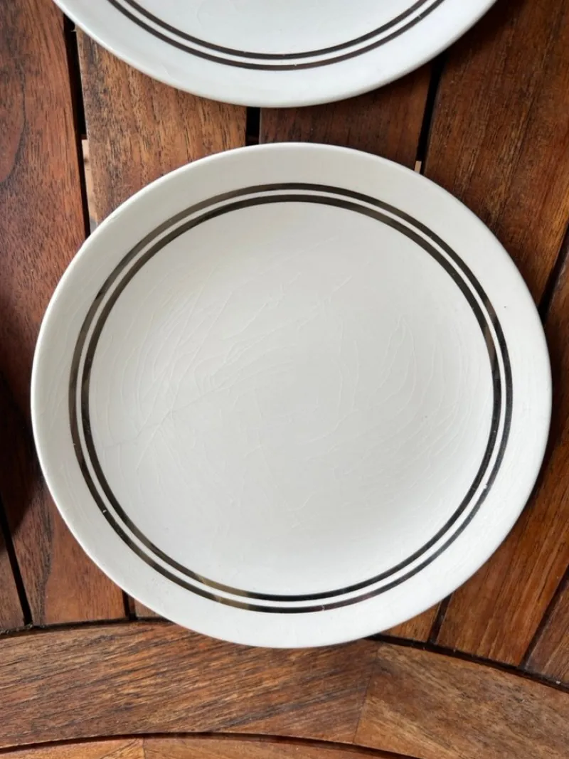 Clearance Pamono Vintage French Gien Dessert Plates, 1930s, Set of 5