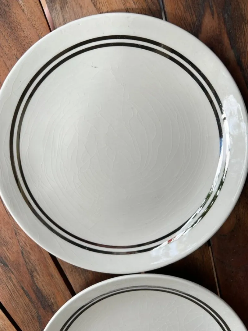 Clearance Pamono Vintage French Gien Dessert Plates, 1930s, Set of 5