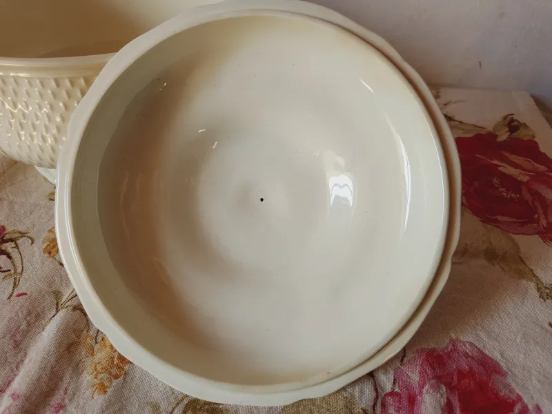 Pamono Vintage French Ironstone Pont Aux Choux Series Soup Tureen with Artichoke Lid from Gien, 1960s> Serving Dishes