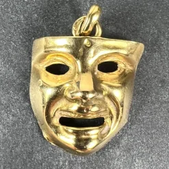 Pamono Vintage French 18k Yellow Gold Charm Pendant, 1970s