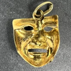 Pamono Vintage French 18k Yellow Gold Charm Pendant, 1970s
