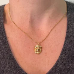 Pamono Vintage French 18k Yellow Gold Charm Pendant, 1970s