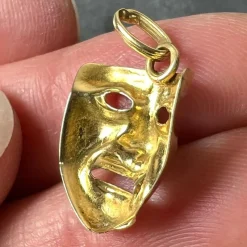 Pamono Vintage French 18k Yellow Gold Charm Pendant, 1970s