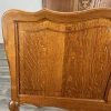 Pamono Vintage French Louis Bed Frame in Oak> Beds & Bedroom Sets
