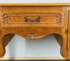 Hot Pamono Vintage French Louis Style Carved Desk with Storage