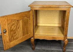 Discount Pamono Vintage French Louis XVI Style Oak Bedside Tables, Set of 2
