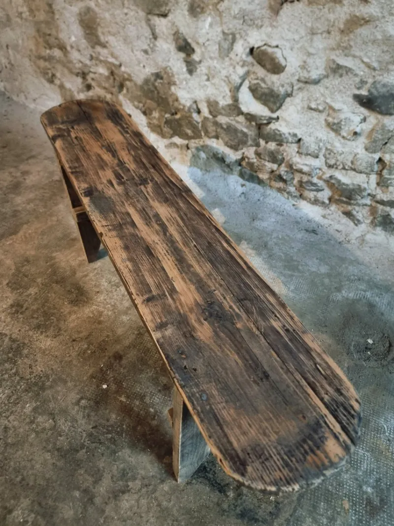 Sale Pamono Vintage French Pine Bench, 1960s