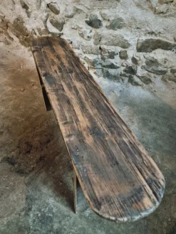 Sale Pamono Vintage French Pine Bench, 1960s