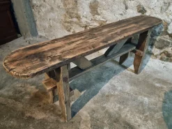 Sale Pamono Vintage French Pine Bench, 1960s
