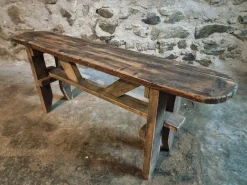 Sale Pamono Vintage French Pine Bench, 1960s