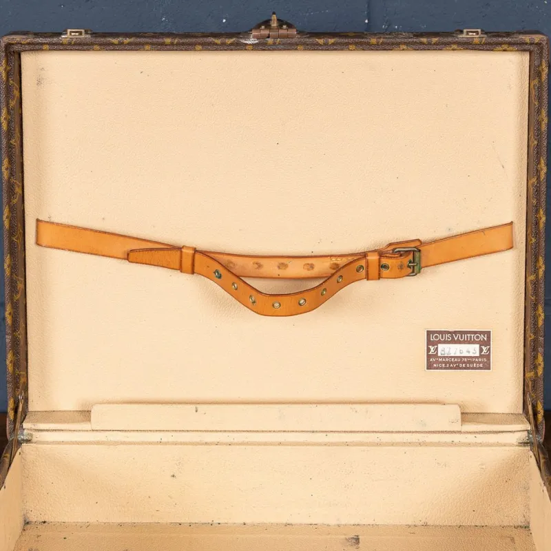 Pamono Vintage French President Briefcase in Monogram Canvas from Louis Vuitton, 1990> Trunks Crates & Baskets