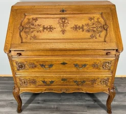 Pamono Vintage French Secretaire in Oak> Secretaires