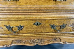 Pamono Vintage French Secretaire in Oak><noscript><img width=