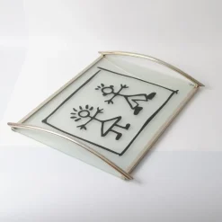 Online Pamono Vintage French Serving Tray by Yves Blayo, 1990s
