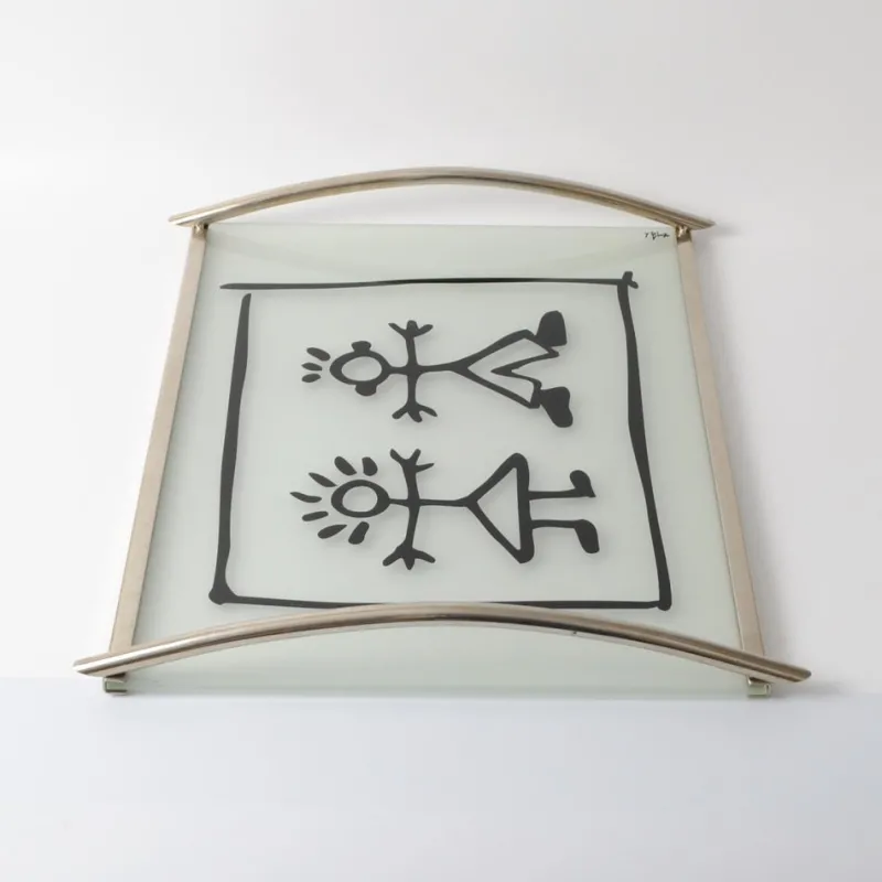 Online Pamono Vintage French Serving Tray by Yves Blayo, 1990s