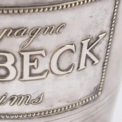 Pamono Vintage French Silver Plated Delbeck Reims Champagne Cooler, 1930><noscript><img width=