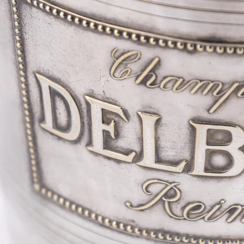 Pamono Vintage French Silver Plated Delbeck Reims Champagne Cooler, 1930> Ice Buckets & Wine Coolers