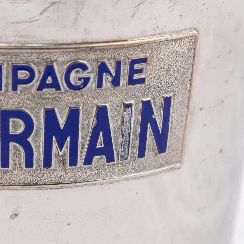 Pamono Vintage French Silver Plated Champagne Cooler from H. Germain, 1930
