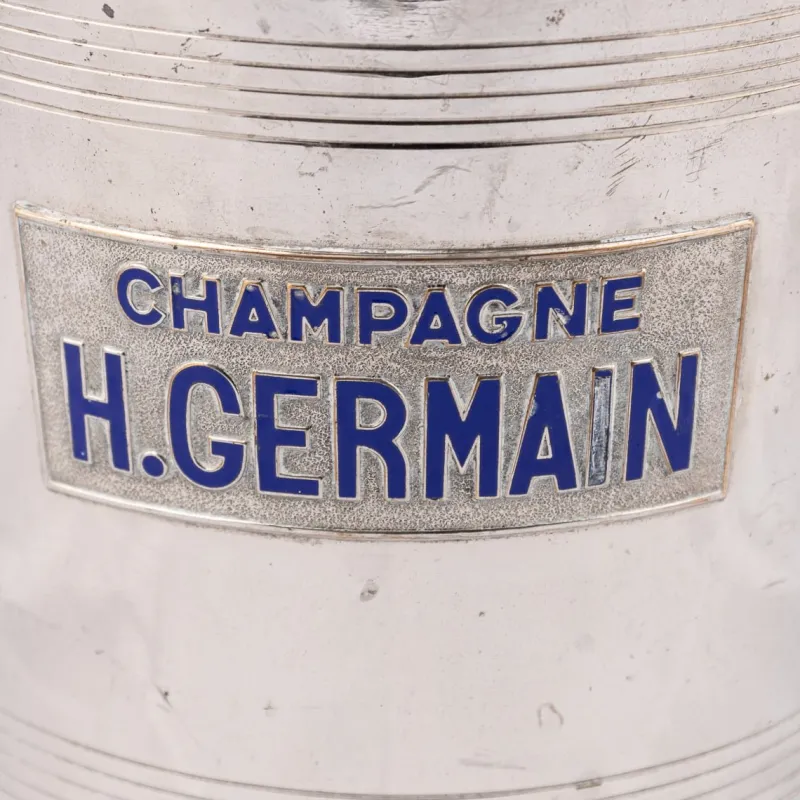 Pamono Vintage French Silver Plated Champagne Cooler from H. Germain, 1930