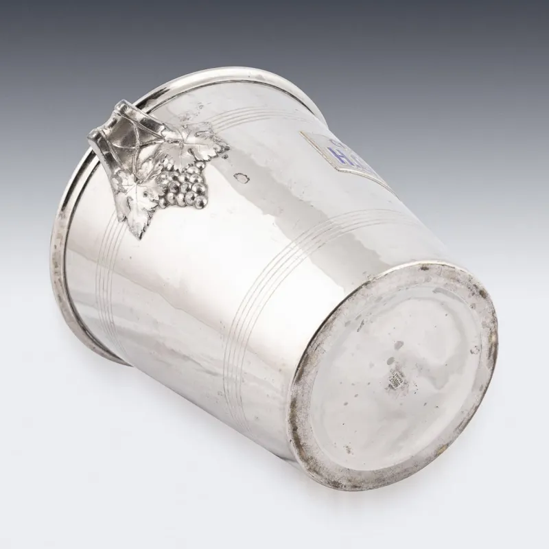 Pamono Vintage French Silver Plated Champagne Cooler from H. Germain, 1930