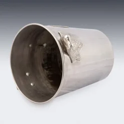 Pamono Vintage French Silver Plated Abel Lepitre Champagne Cooler, 1930><noscript><img width=