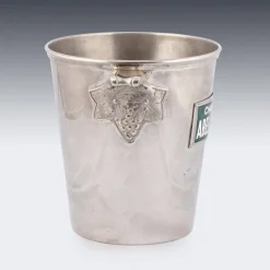 Pamono Vintage French Silver Plated Abel Lepitre Champagne Cooler, 1930><noscript><img width=