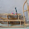 Pamono Vintage French Sled in Wood and Metal> Garden Accessories