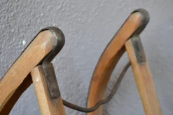 Pamono Vintage French Sled in Wood and Metal><noscript><img width=