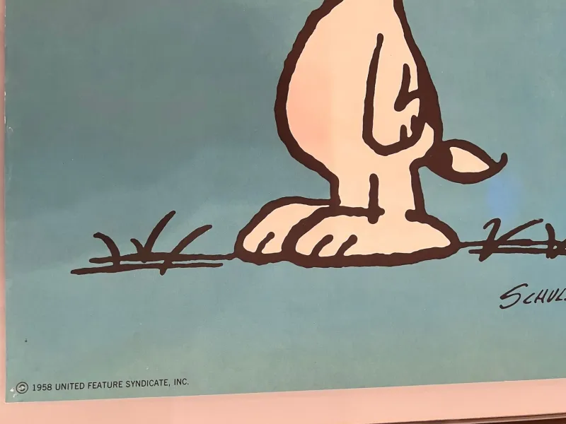 Pamono Vintage French Snoopy Little Genius Poster after Charles Schulz, 1971> Posters|Wall Decor