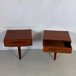Pamono Vintage Fresco Bedside Tables from G-Plan, 1970s, Set of 2><noscript><img width=