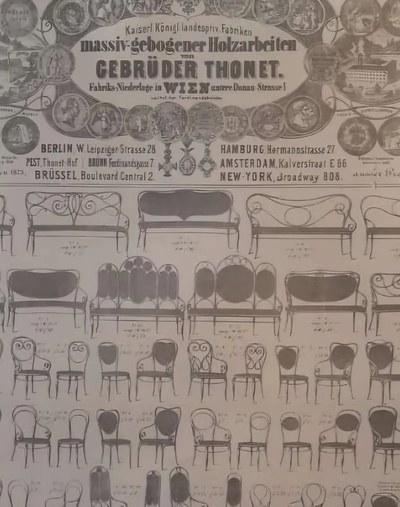 Pamono Vintage Furniture Poster from Thonet> Posters