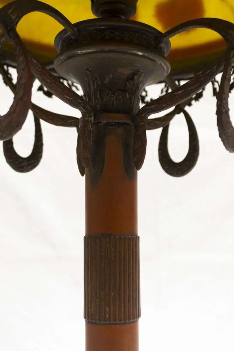 Sale Pamono Vintage Gallé-Style Table Lamp, 1920s