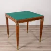 Discount Pamono Vintage Game Table in Wood and Golden Brass Italian Design, 1940s